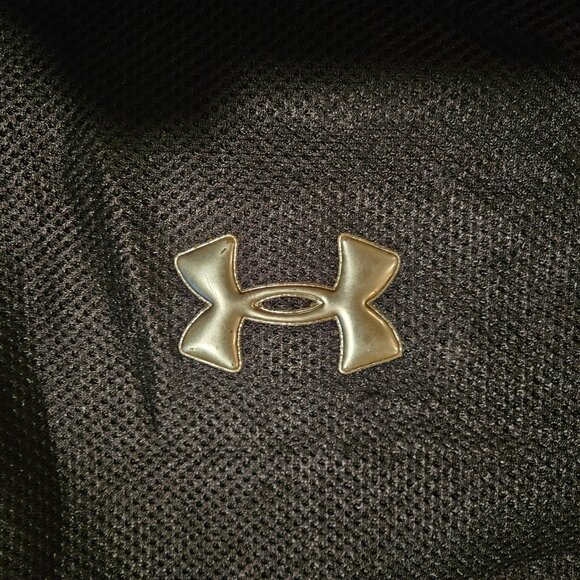 Under Armour Mesh Backpack Gym Bag Drawstring Black - Picture 3 of 8